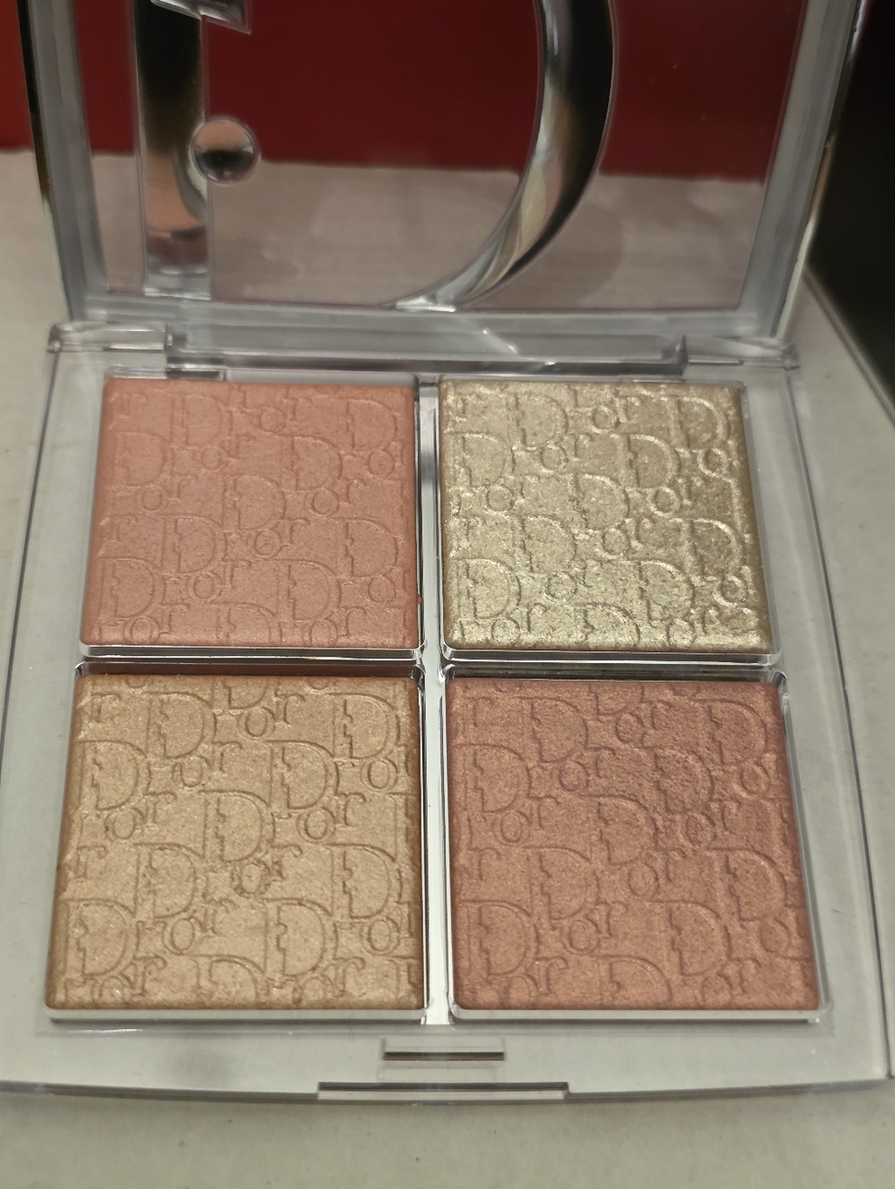 Dior Backstage Glow Maximizer Palette 003 Pearly Peach Glow. BNIB - Picture 5 of 8